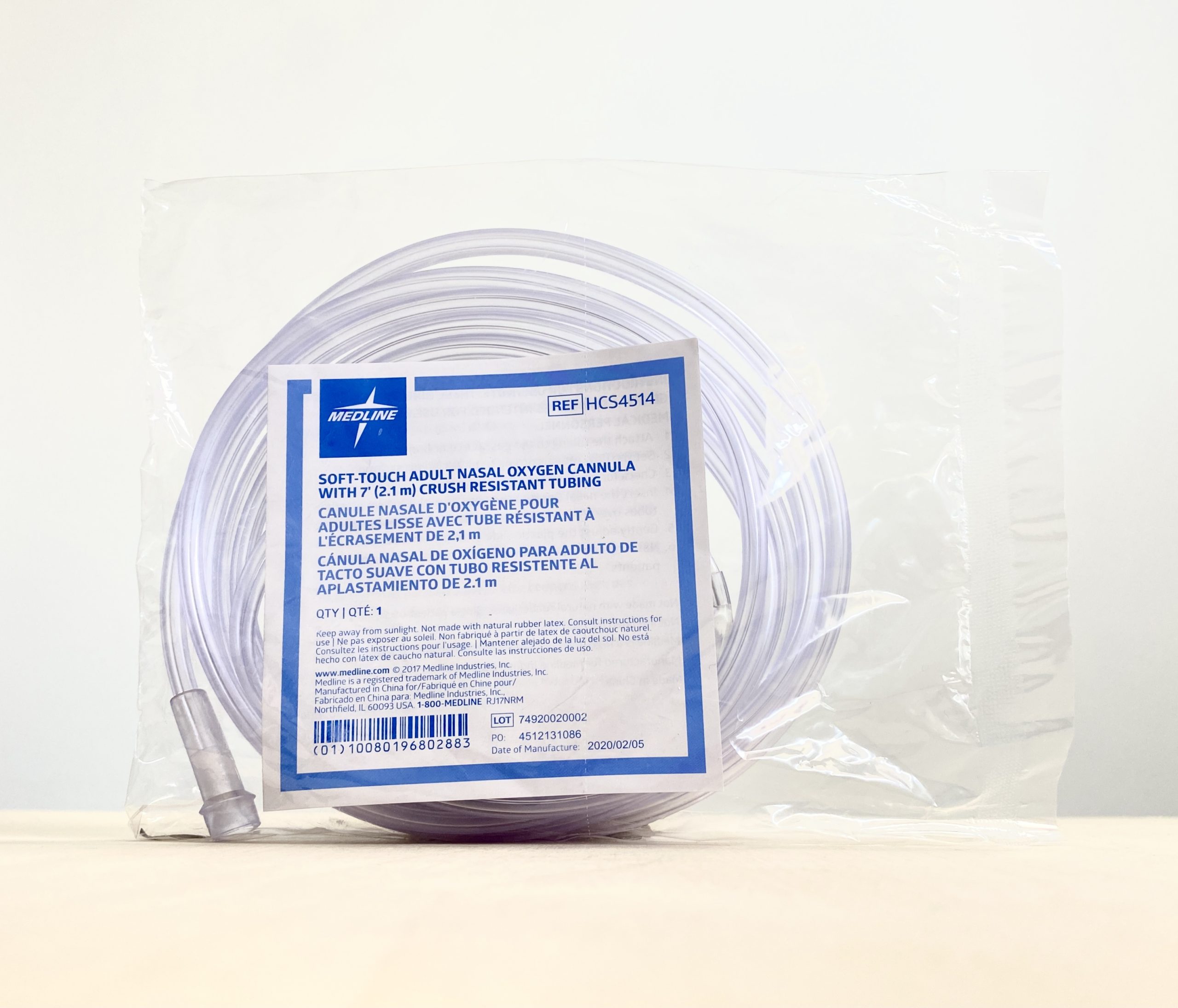 DailyHydrogen nasal cannula - detail view